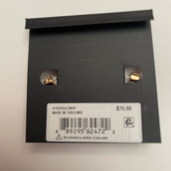 NWT Coach Orange Signature Earrings - Picture 8 of 9